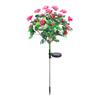 Светодиодная солнечная лампа Azalea Flowers Garden Lamp Home Decorative Light Landscape Orchid Rose Lamp Yard Lawn Path Holiday Wedding Lights