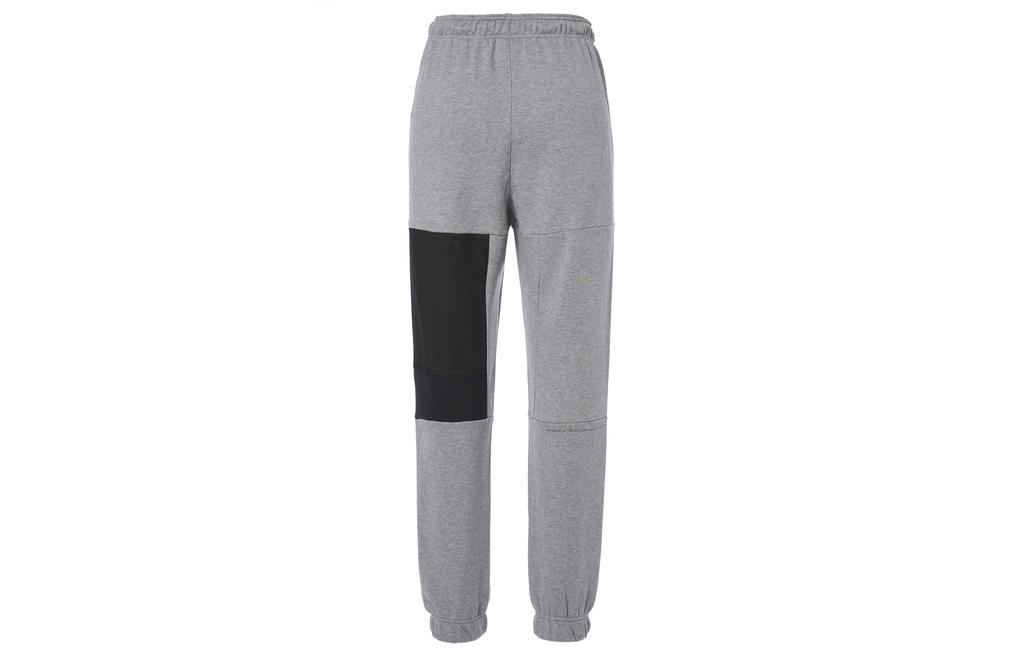 Nike Однотонные повседневные вязаные спортивные штаны с подкладкой из флиса в винтажном стиле пэчворк Мужские Серые CK6664-091