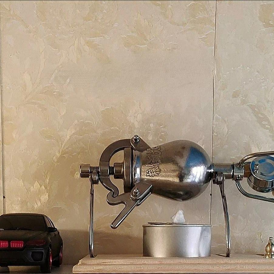 Автоматическая мини-машина для попкорна из нержавеющей стали 304, домашние маленькие кастрюли для попкорна, старомодная машина для приготовления попкорна с ручным приводом