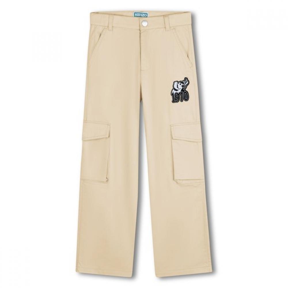 Kenzo Kids 3 12 Years Eden Jungle Elephant Cargo Pants