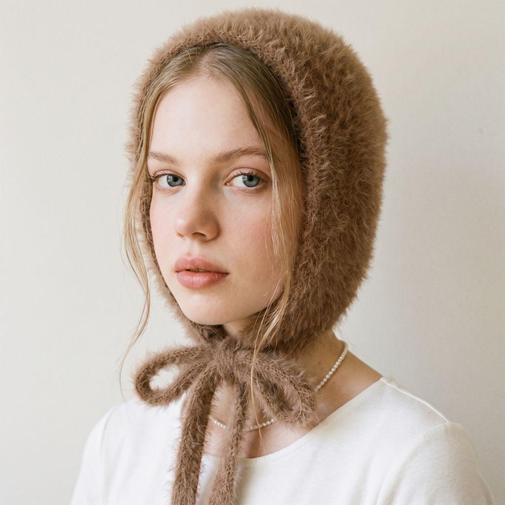 Triangular Wool Headscarf Retro Turban All-match Knitted Triangle Scarf Female