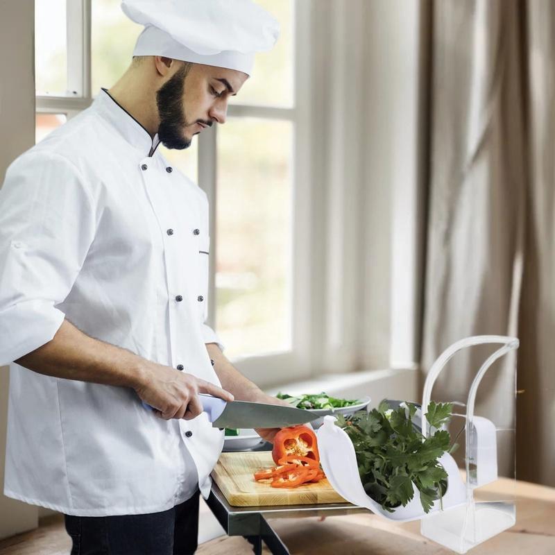 1Pieces Herb Crisper Saver Container Refrigerator Side Opening Container Herb Vegetable Keeper Fresh Bottle Outdoor Tableware