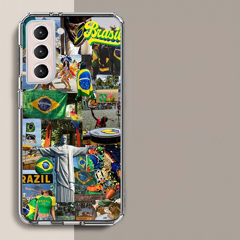City Brazil Rio de Janeiro Phone Case For Samsung Galaxy S25 Edge S24 S23 FE S21 S20 S10 Plus S22 S26 Ultra Cover Clear Cases TP