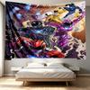 Mighty Morphin Power Rangers Print Tapestry - Portable Wall Decor Cloth, for Home, Dorm, Travel, Bedroom, Living Room - Ideal Birthday Housewarming Gi