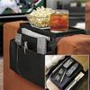 TV Remote Control Organizer Holder Drapes Over Sofa Arm Quality Armrest Organizer-5 Pocket Organizer W/ Arm Rest Tray