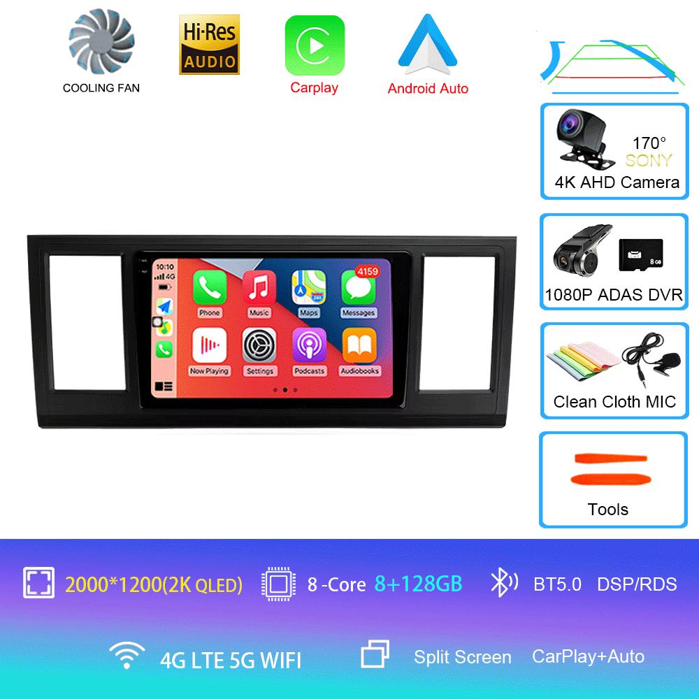 Car Radio Android 14 Carplay Auto Multimedia Player For Volkswagen Caravelle 6 T6.1 T6 2015-2020 Autoradio Stereo 2din Head Unit