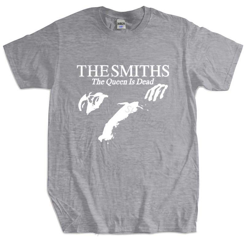 ZYLLO Футболка Летние топы The Smiths "The Queen Is Dead" - Футболка, Инди 1980-х, Моррисси Большой размер Мужская Черная футболка