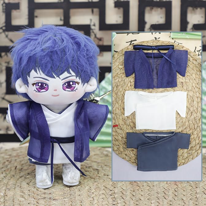 AXLUCE-Мягкая одежда-Мягкая игрушка-Одежда-20см-Кукла-Кимоно (Серый)