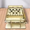 DIY 3D Wooden Puzzle Table Game Self Assembly Model Building Kit Miniature Pinball Machine for Party