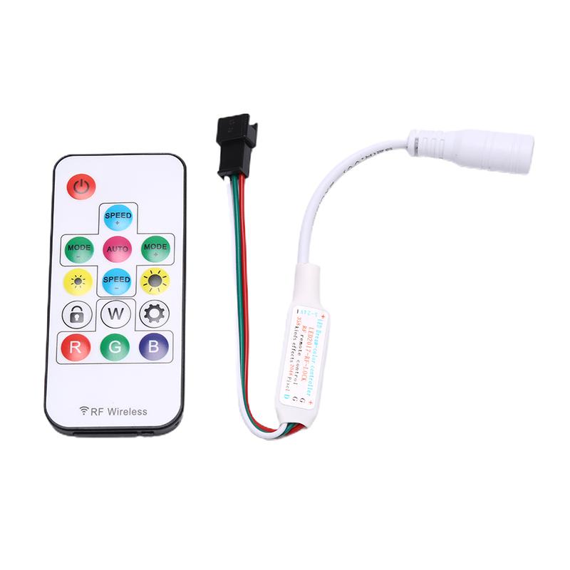 14-клавишный DC 5-24V RGB беспроводной пульт дистанционного управления RF LED контроллер WS2812 WS2811