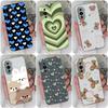 Чехол для Huawei Nova 10 Pro SE Nova 7 8 9 Pro Y90 Love Heart Bear прозрачный мягкий силиконовый противоударный матовый чехол для Huawei бампер