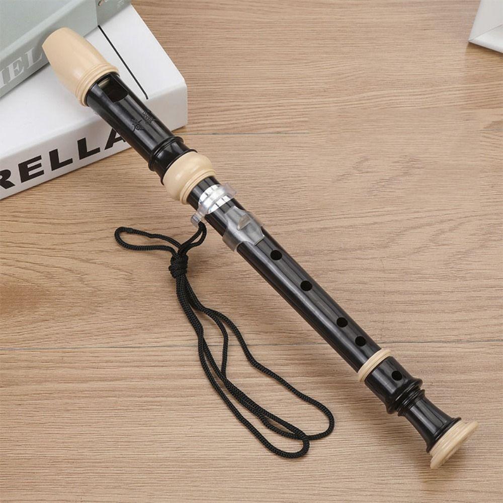 Baroque Fingering Eight Hole Clarinet Easy Adjustable Vertical Flute Musical Instrument