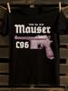Футболка с логотипом пистолета Mauser C96