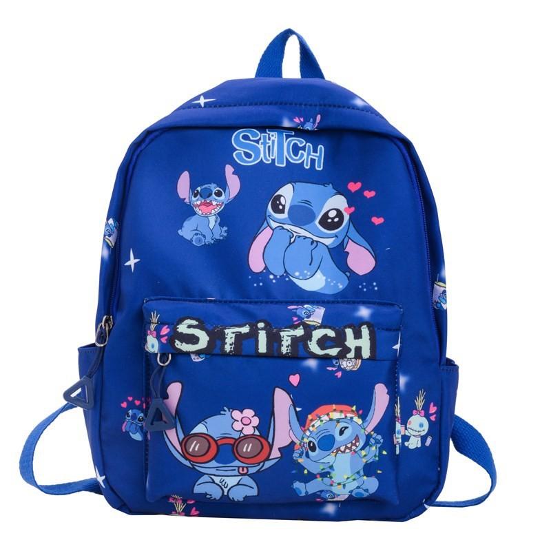 Мультяшный рюкзак Disney Stitch для малышей, большой вместимости, детская школьная сумка с дышащим дизайном