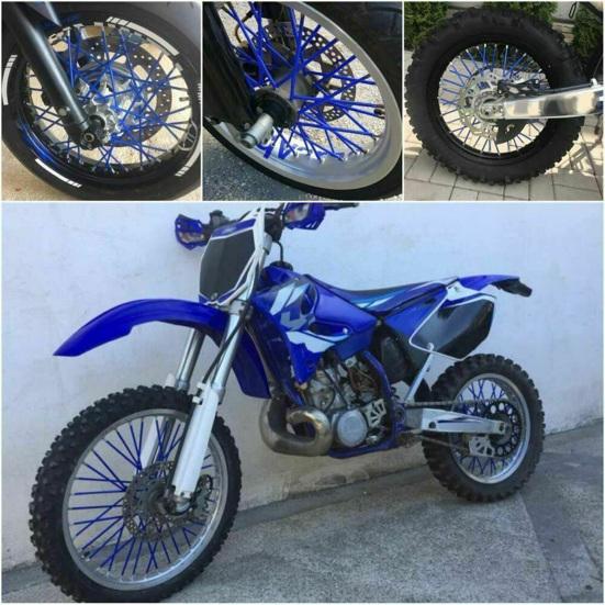 72 шт. накладки на спицы, универсальные, простые в установке пластиковые накладки на спицы мотоцикла для горного велосипеда