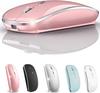 Bluetooth Mouse for iPad iPad MacBook MacBook and PCs Pro, Air, Mac, Pro, Air, MacBook, Laptop, Chromebook, Win8/10/11, HP, Dell, (Pink)