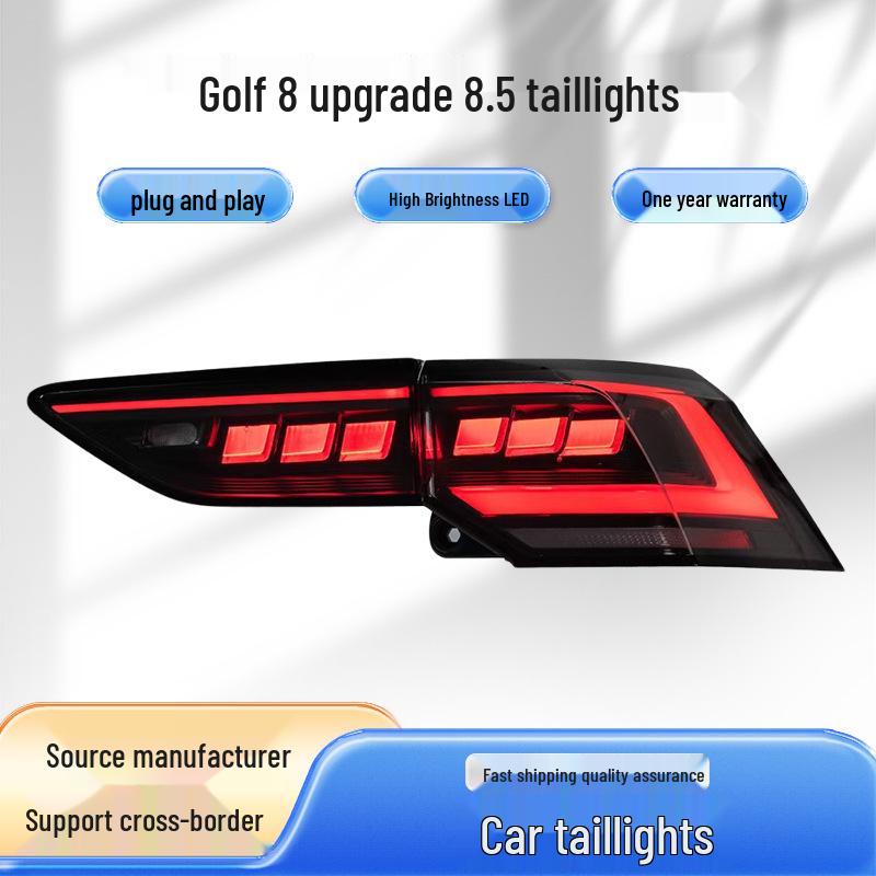 Светодиодные задние фонари Golf 8.5: Обновление для дневных ходовых огней, стоп-сигналов, последовательных указателей поворота и модификации фар.