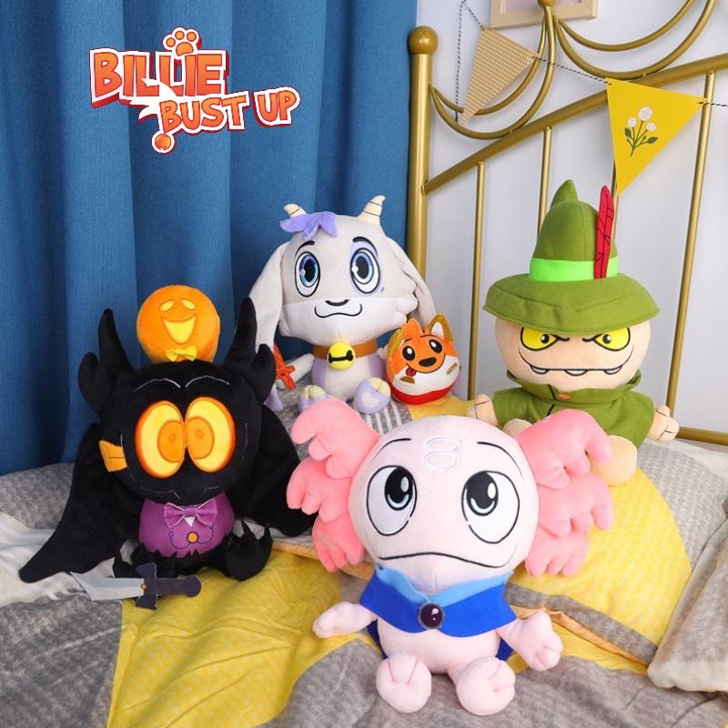 Cute Billie Bust Up Goat Plush Toy Short Plush Material Customizable Design 220g 32cm
