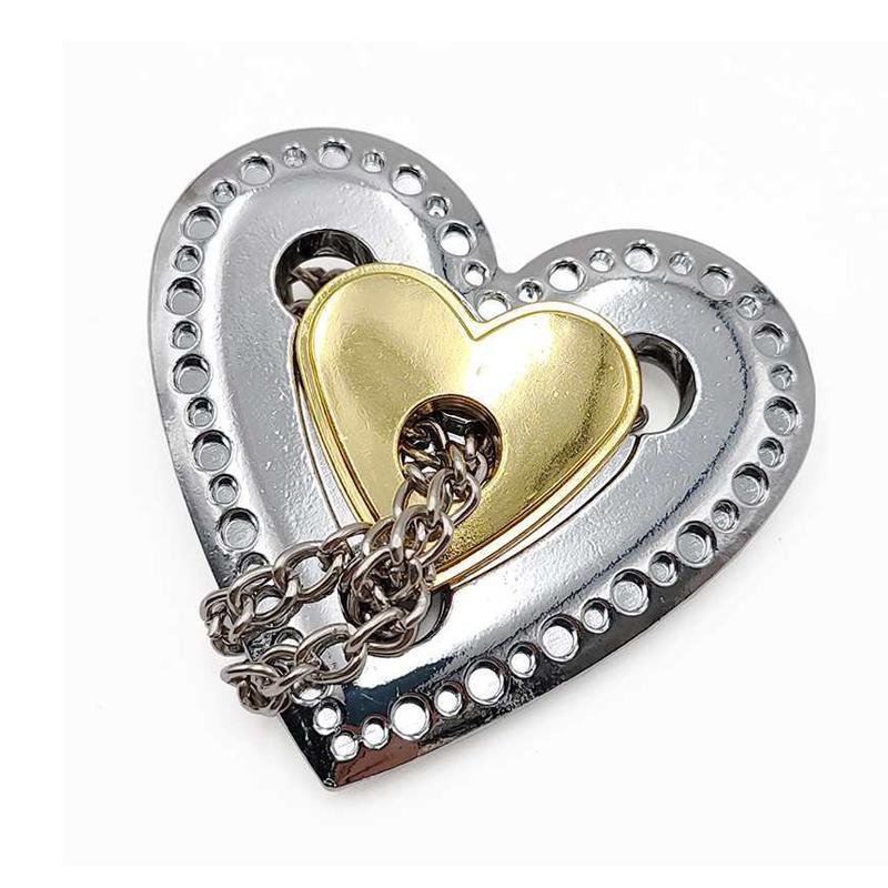 Heart Shaped Metal Puzzle Solving Brain Teasers for Kids Adults Disentanglement IQ Challenge Magic Tricks Educational Gifts