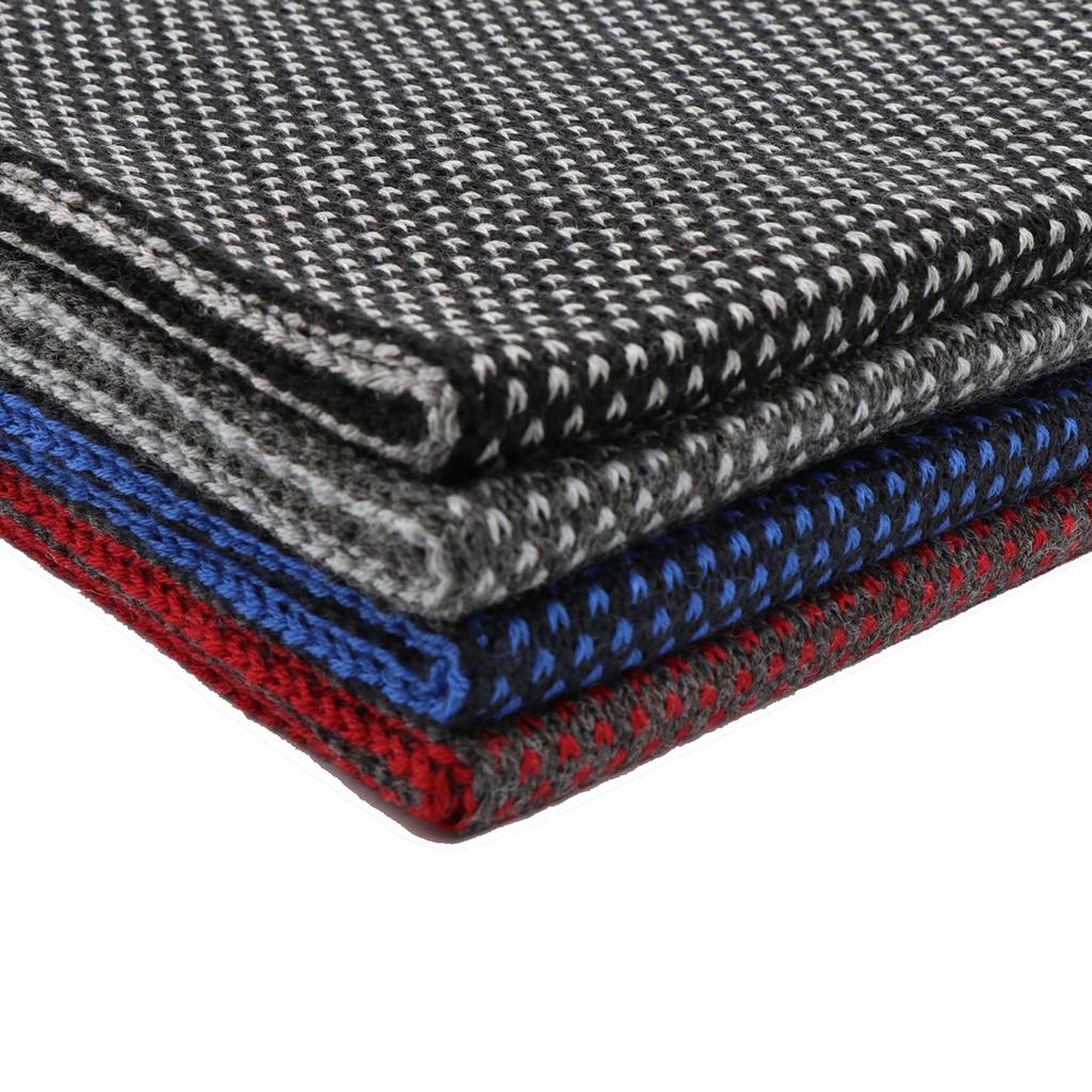 Вязаный шерстяной шарф, зимний теплый повседневный высококлассный шарф, вязаный шарф из смесовой нитриловой пряжи