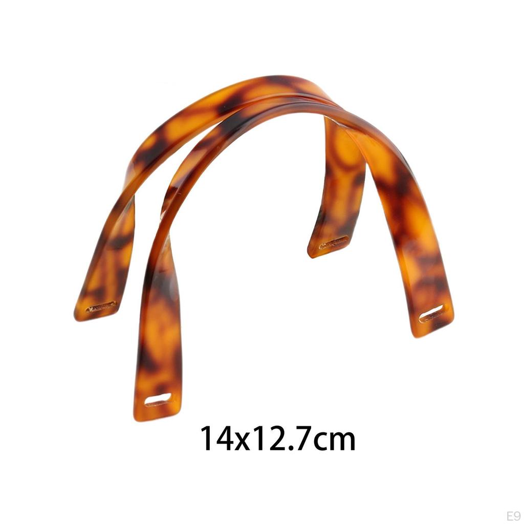 Bag Handle Ladies Stylish Detachable Sturdy Handcraft Practical Semicircular for Tote Handbag Beach