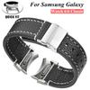 Мягкий ремешок из натуральной кожи без зазоров для Samsung Galaxy Watch 7 40мм 44мм 6Classic 47/43мм 5pro Ремешок из коровьей кожи Быстросъемный ремешок для часов