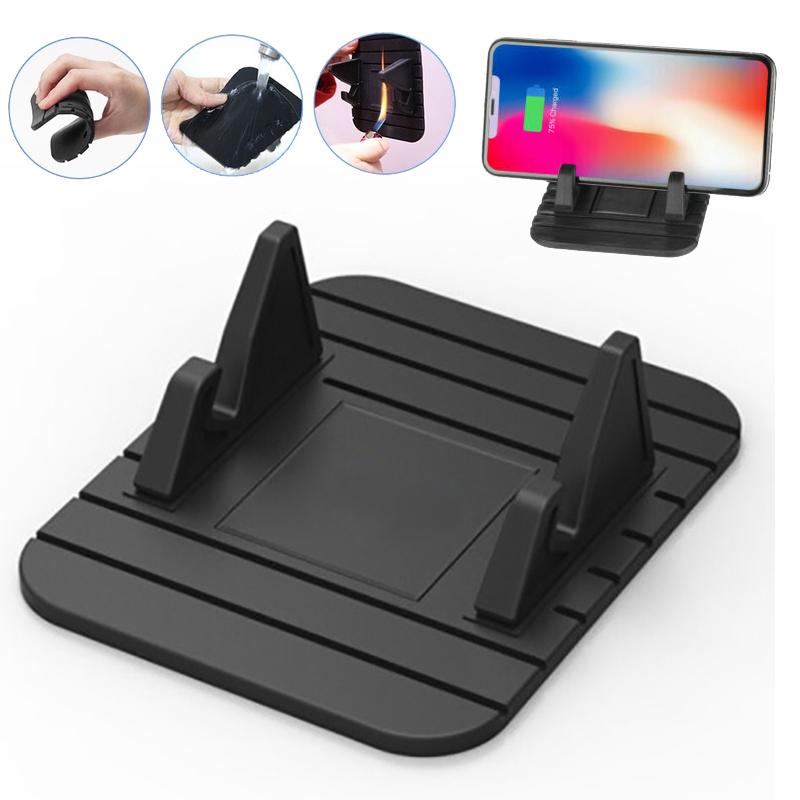 Anti-slip Car Silicone Holder Mat Pad Dashboard Stand Mount For Phone Holder Car Easel For Cars Interior Spare Parts