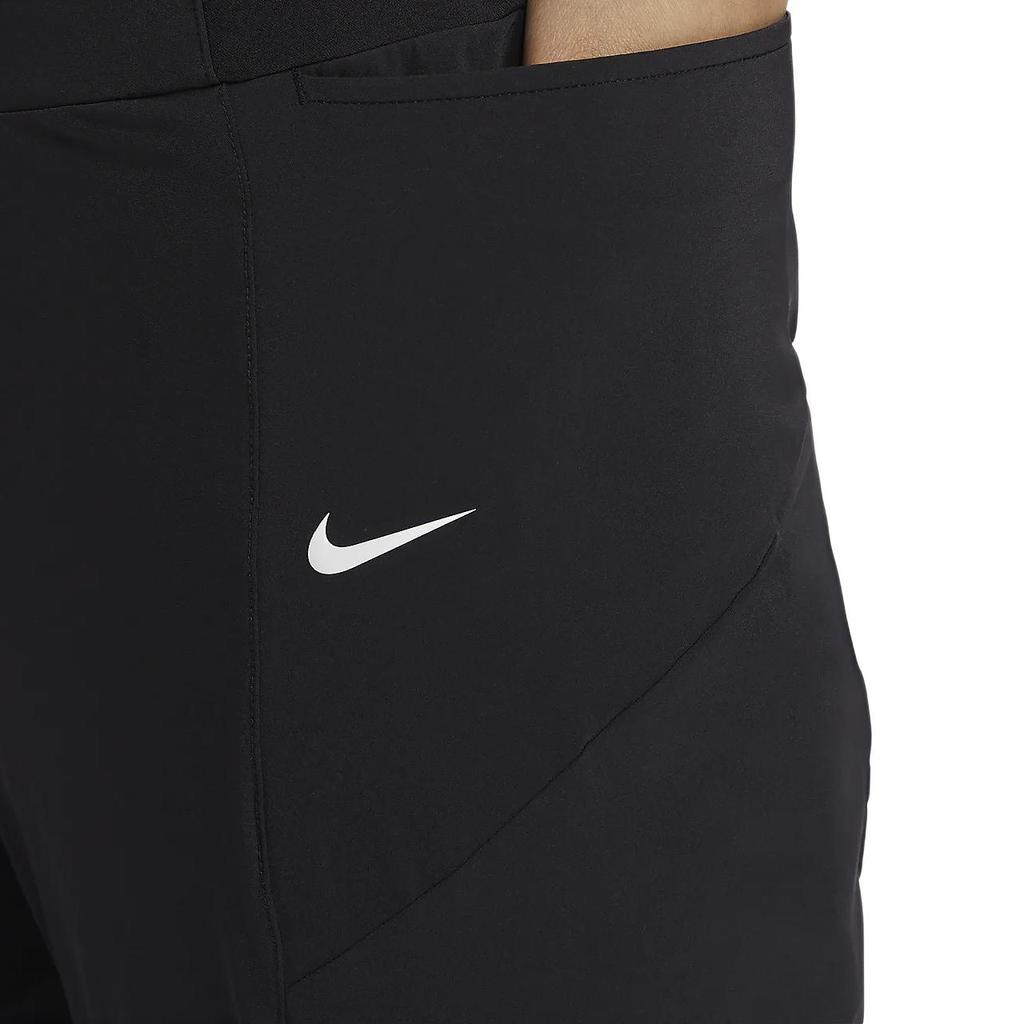 Nike Dri-FIT дышащие быстросохнущие спортивные брюки с высокой талией и девятью точками вязания женские плавки черные HQ1580-010