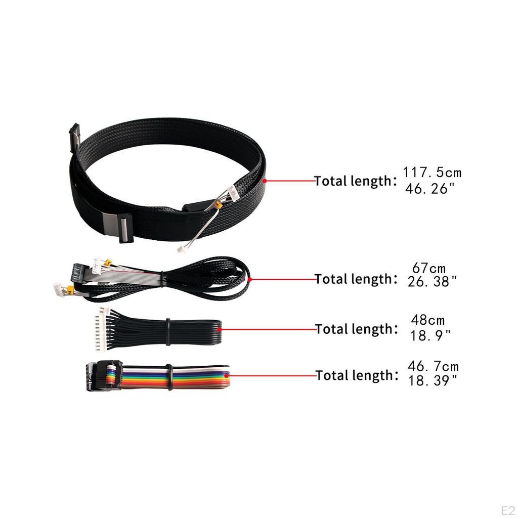 Wires Combination Package, Accessories, Practical Display Wiring Wear Resistant Easy To Use Replace