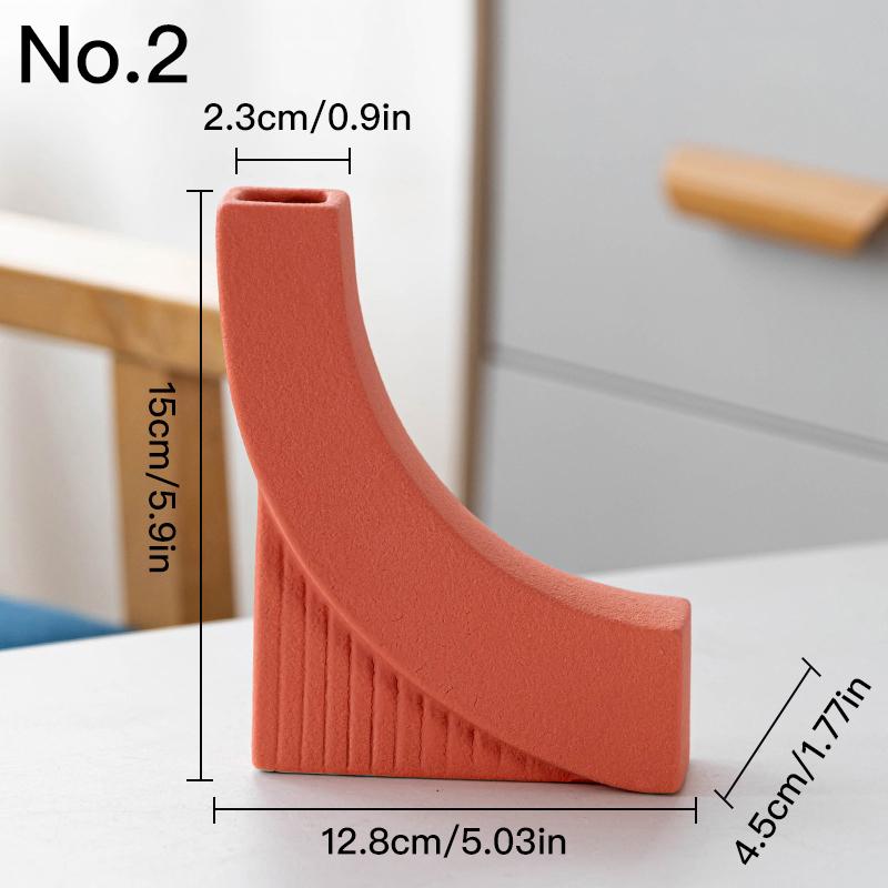 Абстрактная художественная ваза, настольные украшения, керамическая гидропонная ваза, цветочная композиция, домашний декор, украшение сада