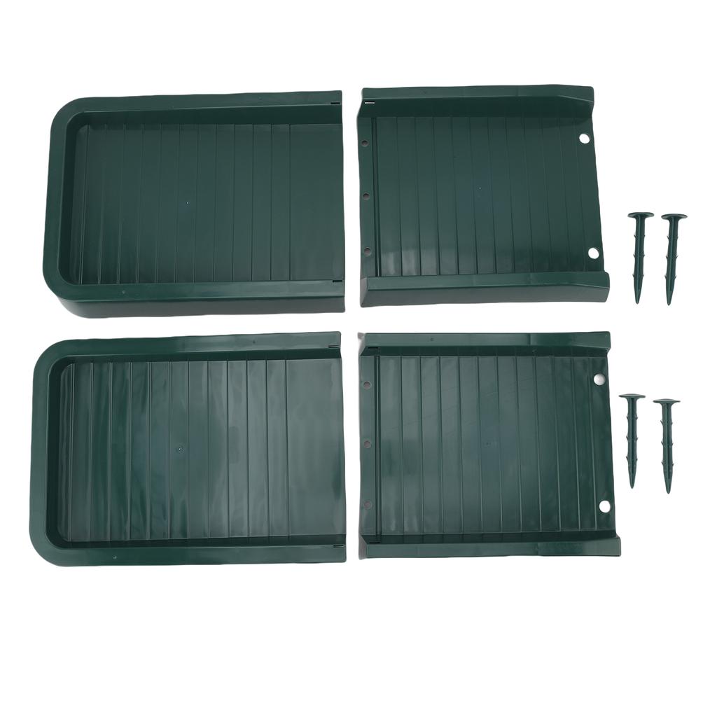 Rain Gutter Downspout Extension Weather Proof PP Rain Gutter Downspout Splash Block for Outdoor