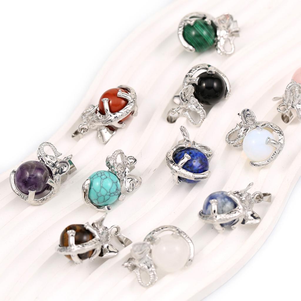 Ожерелье, кулон из натурального камня, агаты/розовый кварц, кулон в форме слона, подвески, изготовление ювелирных изделий, ожерелье, браслет, аксессуары