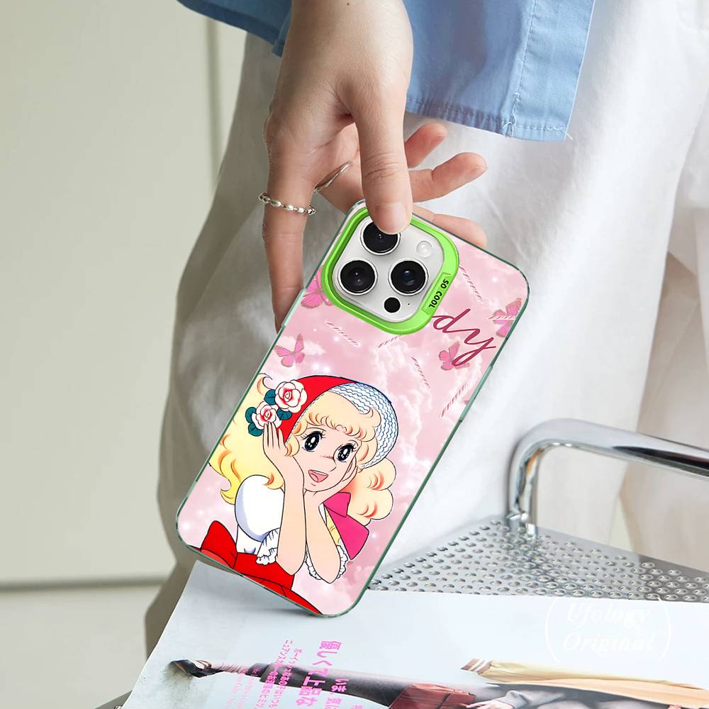 Классический C-Candy C-Candy Аниме Чехол для Телефона Для IPhone17 16 15 14 13 12 11 Pro Max Plus Цвет Матовый Fundas
