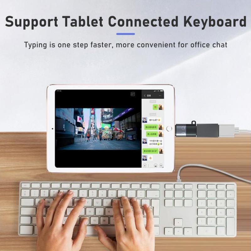 HdooLink USB Type C к Lightning OTG адаптер для iPhone 15 14 13 12 11 беспроводной микрофон OTG адаптер 2A быстрая зарядка кабель для передачи данных конвертер