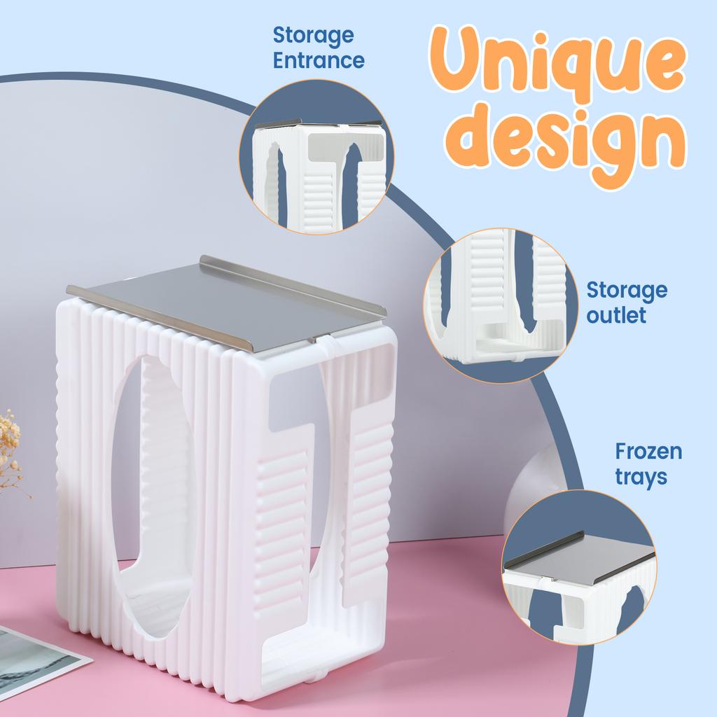 Breastmilk Storage Container Health Milk Freeze Organizer Breast Milk Storage Tower with Tray Reusable Breastfeeding Accessories