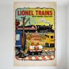 Железные дороги Lionel с Magne Traction Винтажная металлическая вывеска Ретро паровоз Жестяной плакат для бара Домашний Декор Стены 12x16 дюймов