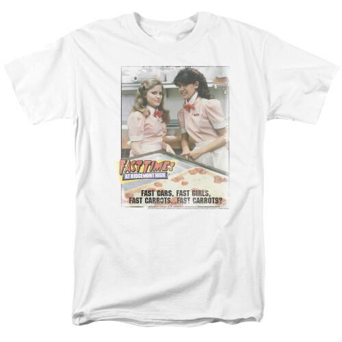 Fast Times at Ridgemont High Fast Carrots SS Adult 181 T-Shirt White