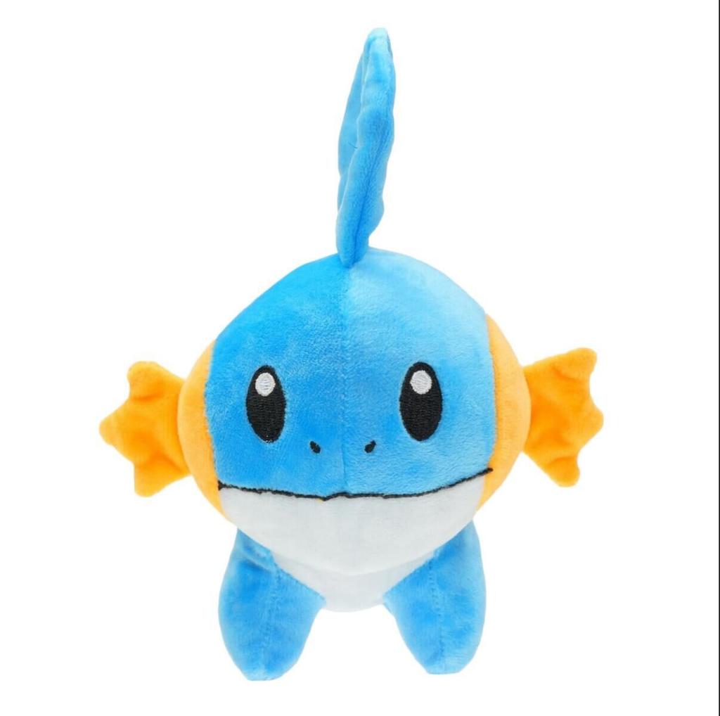 23/30cm Mudkip Anime Soft Stuffed Plush Doll Cartoon Fish Boys Birthday Gift Home Decoration Throw Pillow Plush Toys