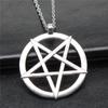 Necklaces Home Decor Crafts Inverted Pentagram Star Charms Jewlery Trendy Gifts For Friends