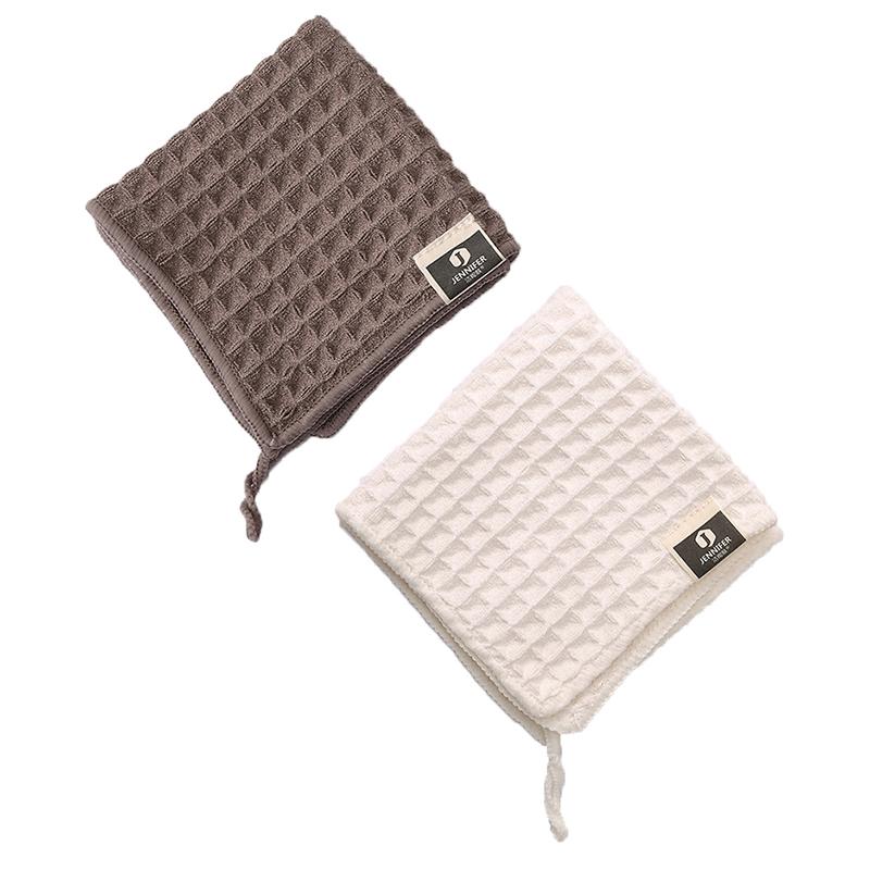 Бариста Барное полотенце Молочный чай Магазин Кофемашина Специальная тряпка Впитывающая воду Без ворса Чистящая салфетка Белое маленькое квадратное полотенце