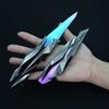 Tactical Shooter Foldable Butterfly Blade 3D Engraved Collectible Weapon Portable Melee Gear For Cosplay/Gaming Accesso