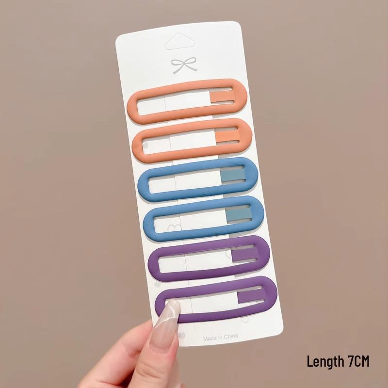 Матовая невидимка для женщин – Высококачественная заколка для детских волосков, лба и боковой челки