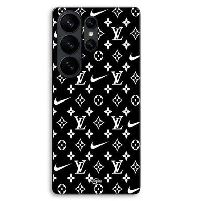 Чехол для телефона - MANIACASE - Samsung Galaxy S26 Ultra - Силикон TPU - Черный - Узор Nike LV