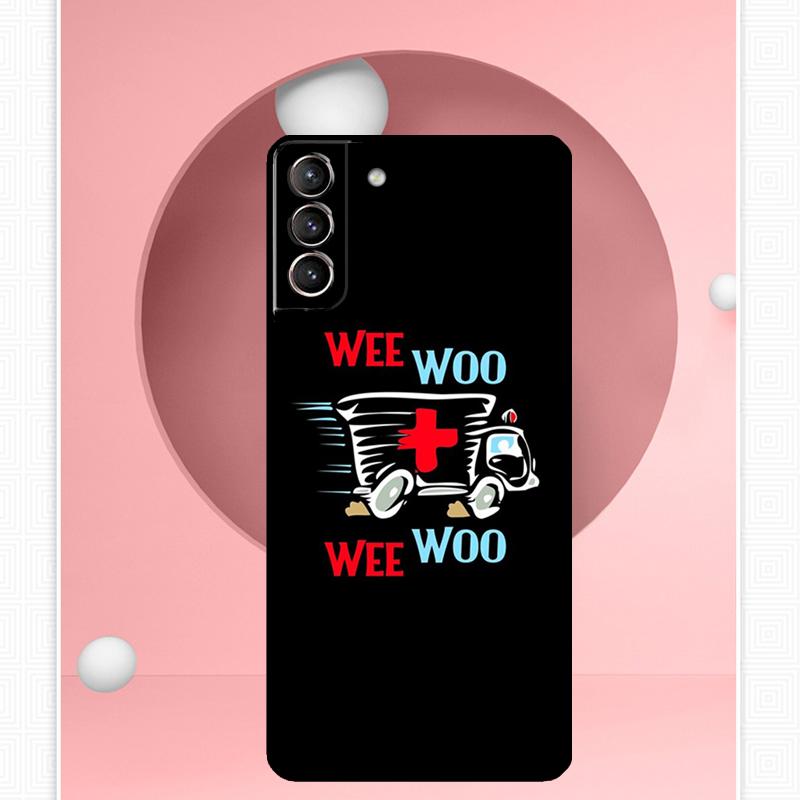 Ambulance EMS EMT Paramedic Case For Samsung Galaxy S24 S23 Ultra S22 S20 FE S21 FE Note 10 20 S8 S9 S10 Plus Cover