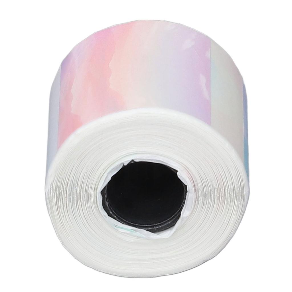 Круглая термонаклейка этикетка 30x30 мм портативная самоклеящаяся термонаклейка для малого бизнеса цветная