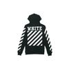 Off-White Растворяющаяся масляная живопись, религиозная полосатая толстовка с капюшоном, мужская толстовка с капюшоном, черная OMBB001F150030031088