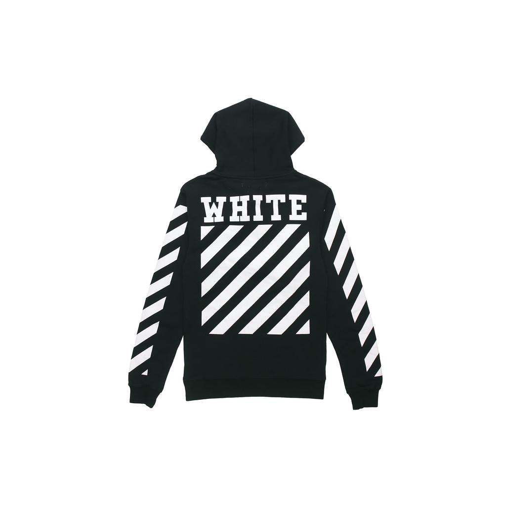 Off-White Растворяющаяся масляная живопись, религиозная полосатая толстовка с капюшоном, мужская толстовка с капюшоном, черная OMBB001F150030031088