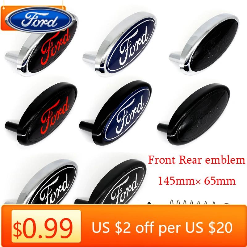 Car Sticker 2026 Ford New 2025 Hot ABS 14.5 Car Front Head Hood Bonnet Logo Rear Trunk Badge Sticker For Ford Mondeo Focus Fusio