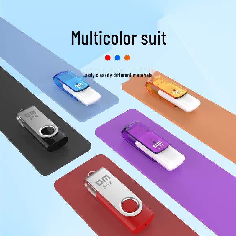 DM USB 2.0 Rotating Label Flash Drive
