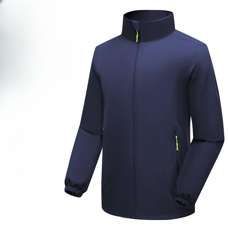 Весенне-осенняя эластичная однослойная куртка с воротником-стойкой, повседневная спортивная куртка для активного отдыха, куртка с капюшоном